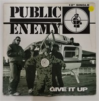 PUBLIC ENEMY GIVE IT UP RECORD LP