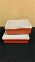 Vintage Tupperware Square Snack Keeper #514 –