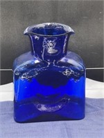 Blenko Cobalt blue glass vase