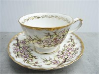 Shafford Flower Teacup & Saucer