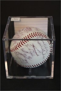 1999 Autographed Burlington Bees Baseball