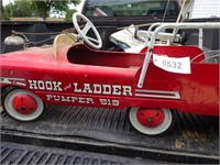 Vintage Childs'  AMC Pedal Fire Truck