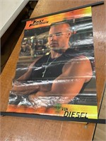 The Fast And The Furious Movie Poster 33 1/2x22