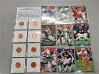 Ment set medals, and football cards.