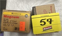 (2) MAGNUM 50 AE, 300 GR XTP/HP