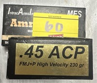 (2) INTRAC ARMS INTERNATIONAL .45 ACP, FMJ+P HIGH