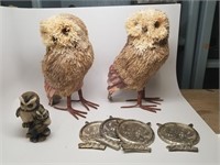 Two Owls and Owl Wall Art