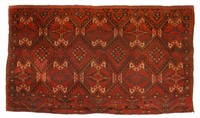 Antique Yamout rug, approx. 3.2 x 5.4