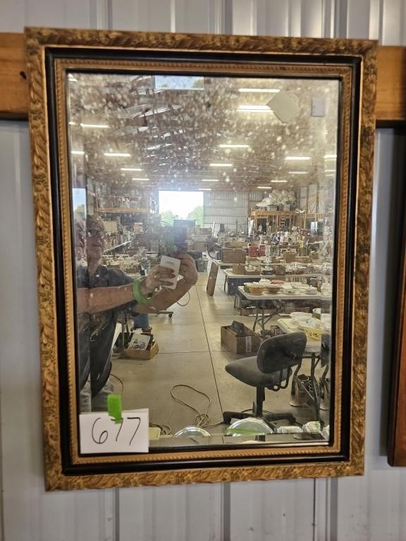 Beveled Framed Mirror-24x32