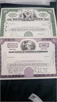 (2) Vintage Share Certificates- 1967 General