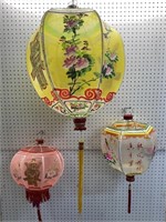 3 Chinese Paper Lanterns