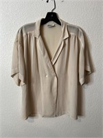 Vintage Femme Campus Casuals Double Button Shirt