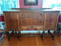 Enchanting 1930s Carved buffet. This is truly