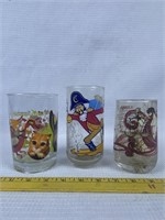 3pc vintage McDonalds glasses