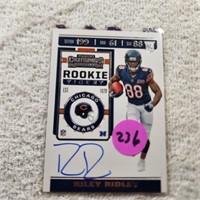 2019 Contenders Rookie Autograph Riley Ridley