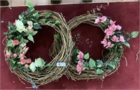 2 - GRAPEVINE WREATHS