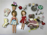Vintage Small doll collectibles and more. Penny