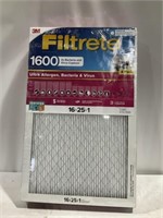 Furnace filers 3M 1600, 16x25x1, 4 pcs nib