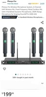 Phenyx Pro Wireless Microphone System, 4-Channel
