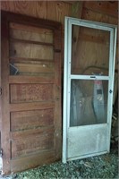 Exterior Door(32"x78"), Screen Door(32"x80")