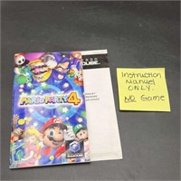 Mario Party 4 Gamecube INSERT/MANUAL ONLY -NO GAME