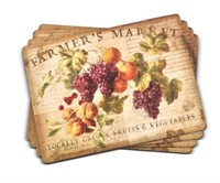 Pimpernel Abundant Fall Cork-Backed Placemats 4pcs