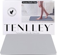 Stone Bath Mat  Diatomaceous Earth (Med Gray)