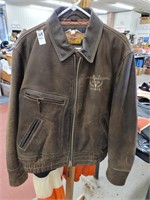 Brown Harley-Davidson leather jacket size large