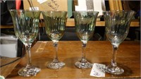 Iridescence Green Stemware