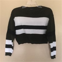 Womens Juniors PAPAYA Long Sleeve Crop Sweater