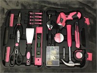 APOLLO Pink tool kit 18pc