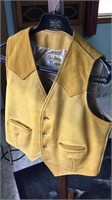 Deer Skin Vest, Size 40