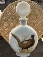 Vintage Whiskey Decanter " Field Birds By A.