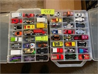 (2) Cases of Hot Wheels Cars