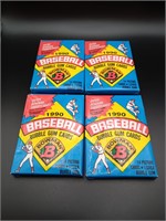 1990 Bowman Baseball Card Packs (Unopened) (x4)