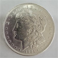 1921 Morgan Silver Dollar