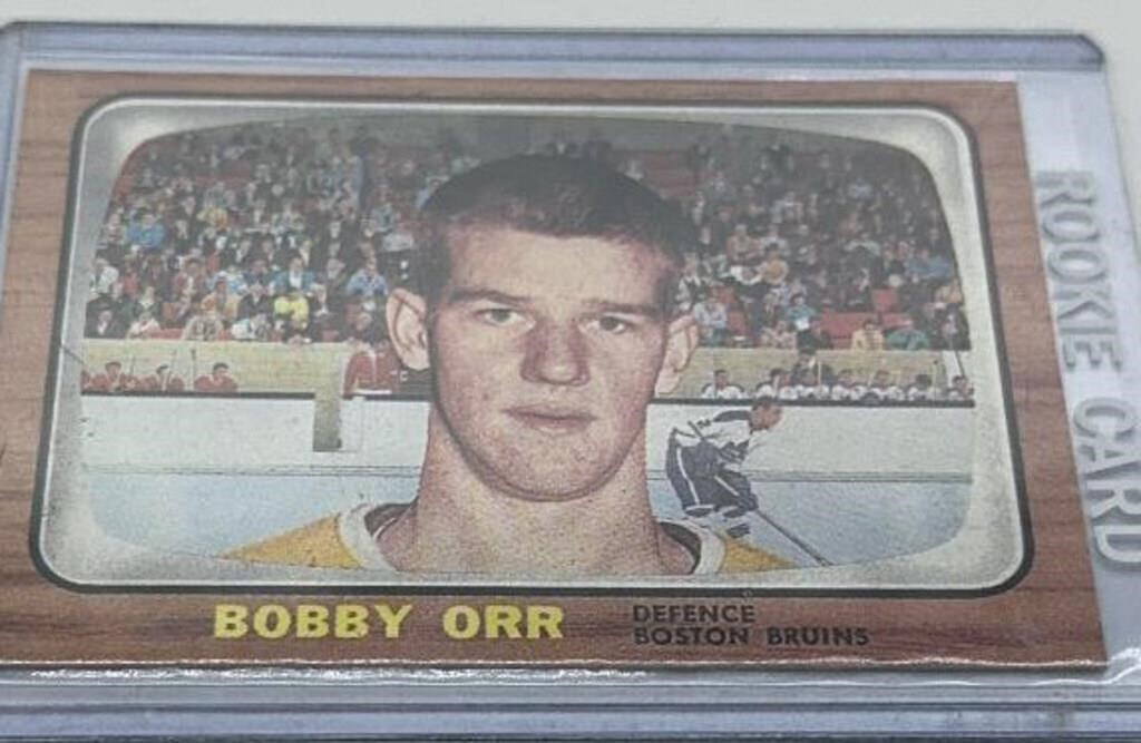 Bobby orr rookie card reprint