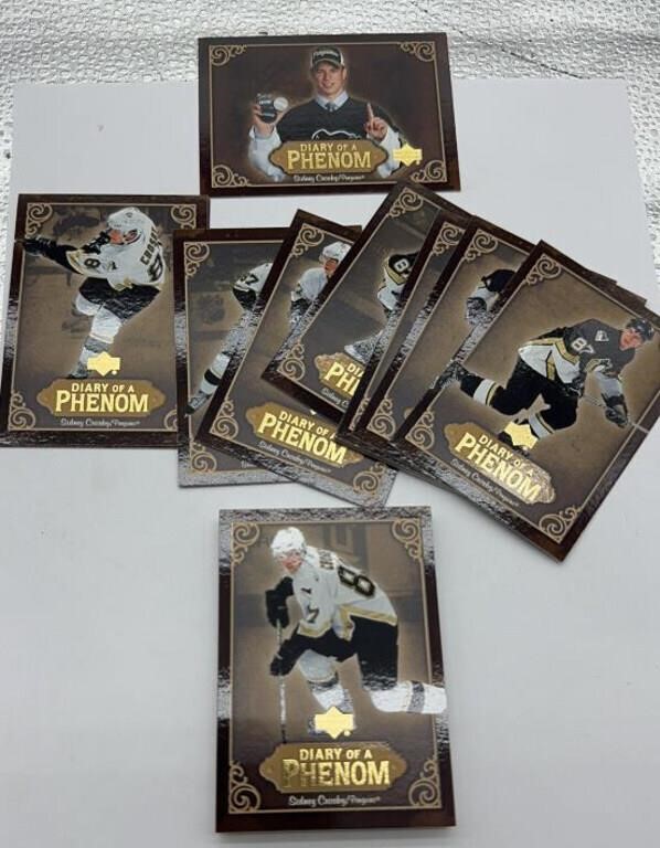 05/06 Sidney Crosby upper deck insert set