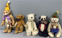 Plush Bear Toy Figures incl Knickerbocker