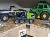 Toy Trucks and Tractor