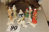 Ceramic Nativity Scene