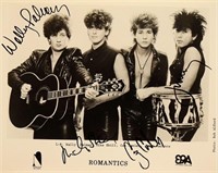 The Romantics signed promo photo