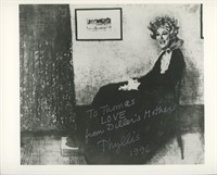 Phyllis Diller signed movie photo