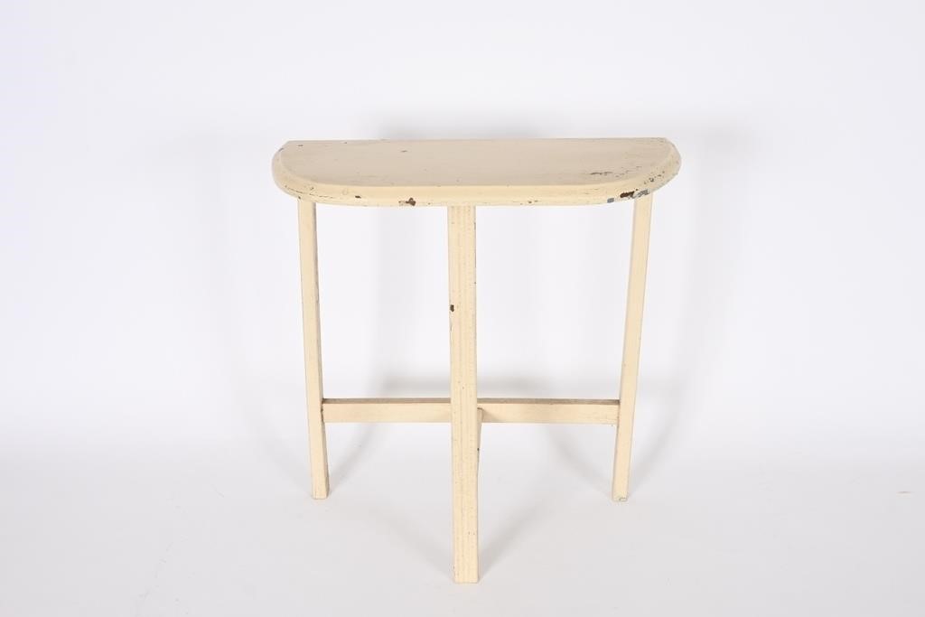 Small Demilune Side Table