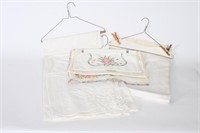 Vintage Embroidered Linens, Tablecloths