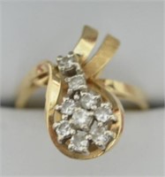 14kt Yellow Gold Diamond Ring