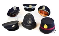 Grouping of Police/ Military Hats
