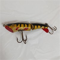 Vintage Wooden Fishing Lure Jointed
