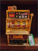 Vintage Golden Jackpot Slot Machine