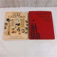 Golf Book & Stamp Book WITH STAMPS